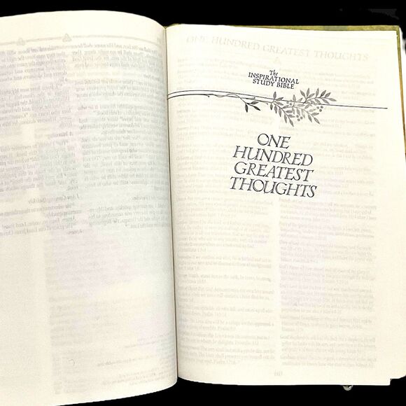 The Inspirational Study Bible Max Lucado Holy Bible New King James Version 1995 - Picture 13 of 16